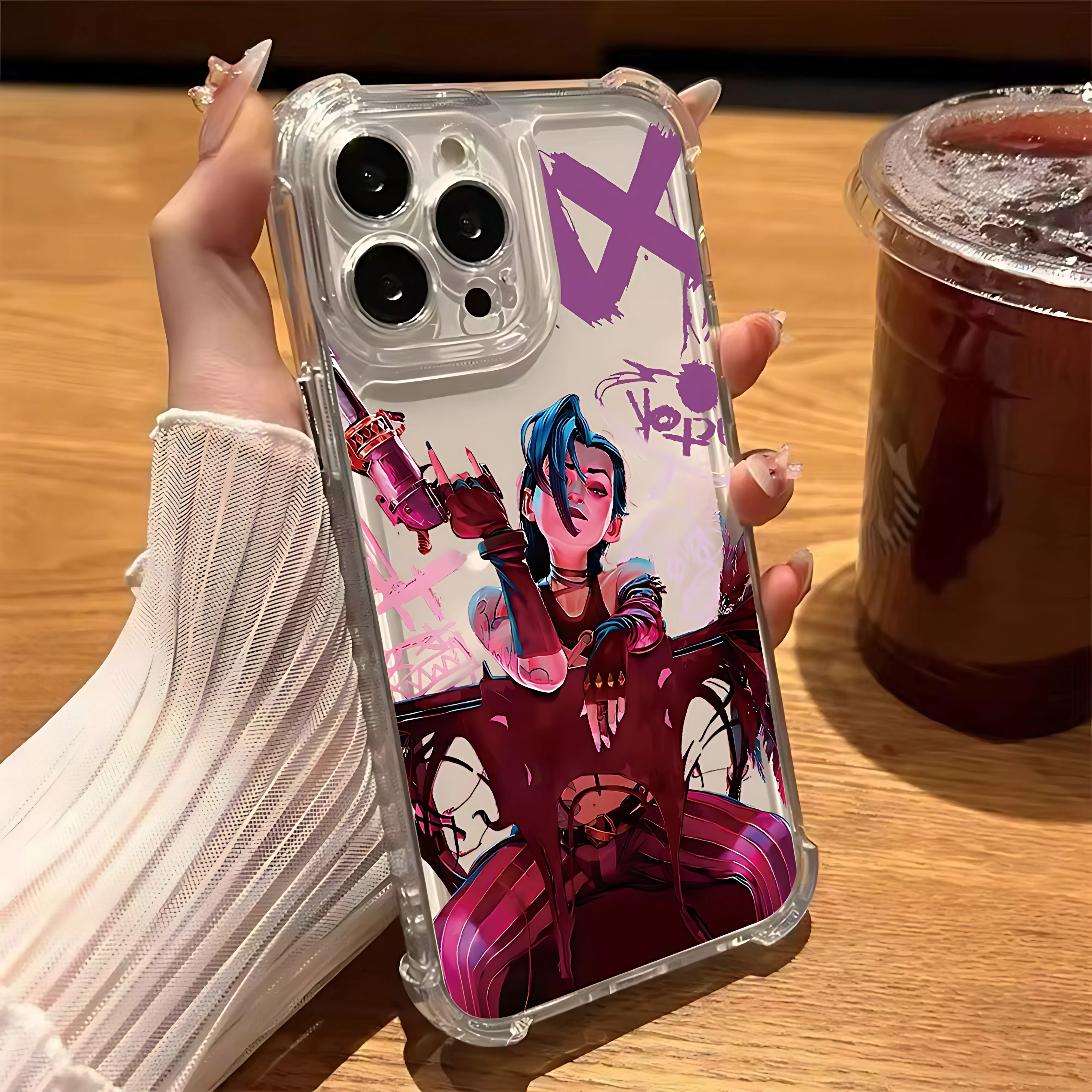 Jinxes V-Vi L-Lol Protective Phone Case