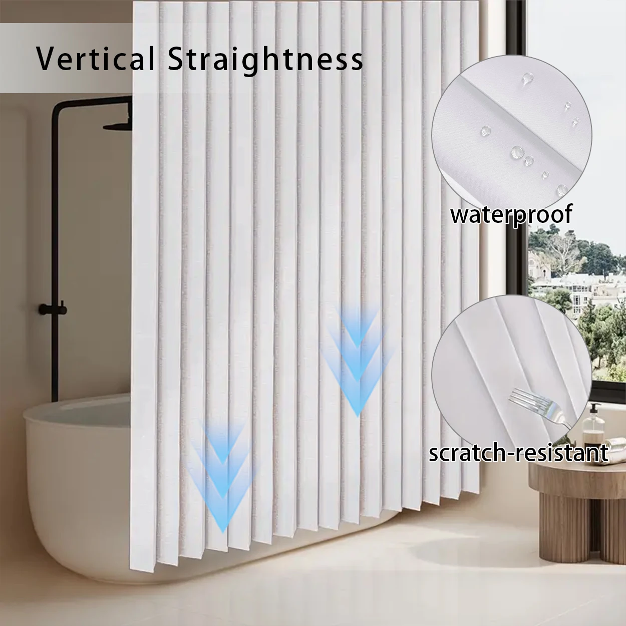 Description Picture 4 of item1Panel, Bedroom Room Partition Privacy Partition Curtain, Restaurant Kitchen Foldableing Curtain Accordion Door Curtain, Wardrobe Bookcase Blocking Decorative Curtain