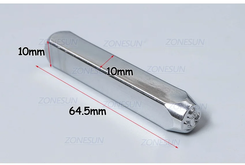 ZONESUN Custom Steel Metal Stamps Mold Marking Tool Jewelry Embossing