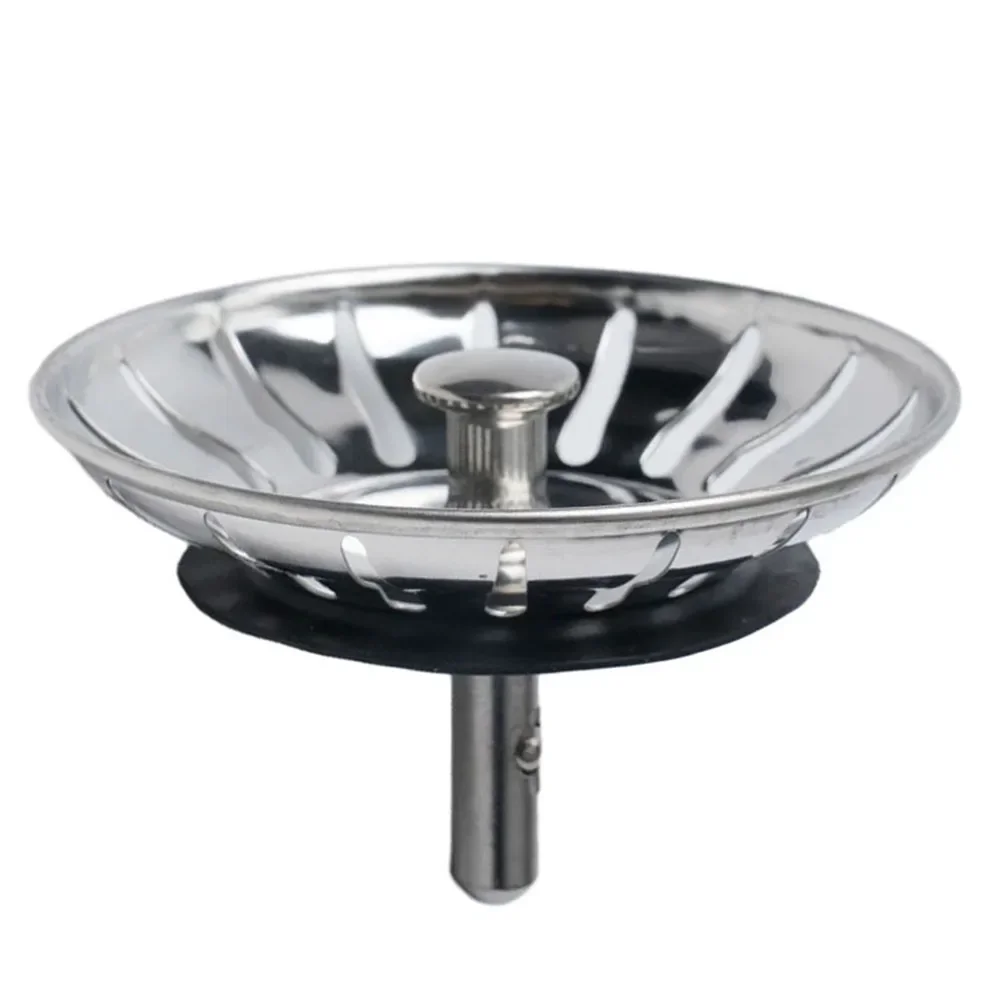 Stainless Steel Bathtub Hair Catcher Stopper Shower Drain Hole Filter Trap Kitchen Metal Sink Strainer Floor Drain