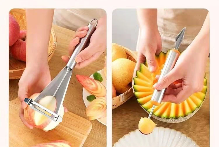 Food grade stainless steel fruit carving tools