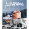 Portable Power Station, LiFePO4 Solar Generator, 2*600W (Peak 1200W) AC Power Sockets, 100W USB-C, 556Wh 3