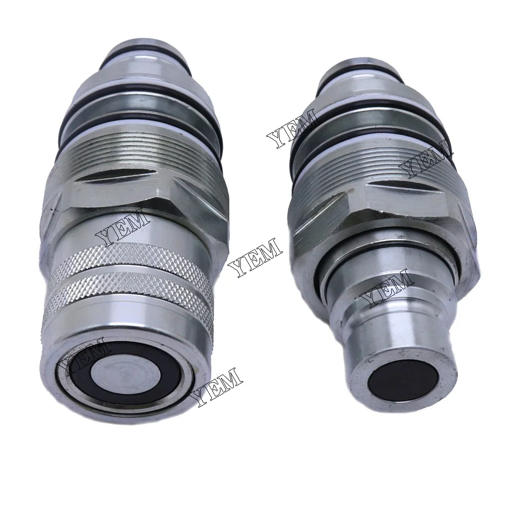 

Brand-New Male & Female Flat Face Coupler 6679837 6680018 For Bobcat A220 A300 753 773