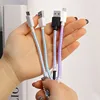 1.4M Spiral Charger Cable Cord Protector Line Decoration Winder Universal Anti-break Spring Protection Ropes for IPhone Samsung 4