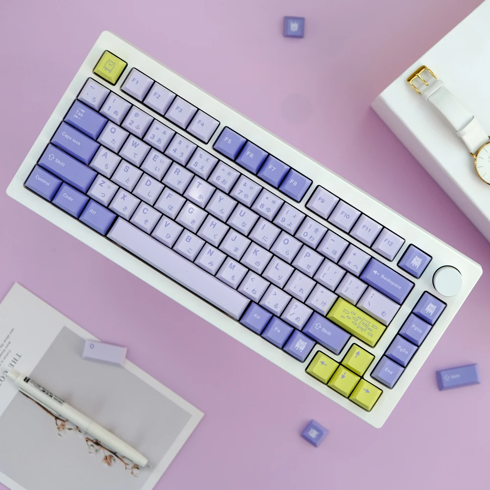 de tintura, teclado mecânico, interruptor MX, 61,
