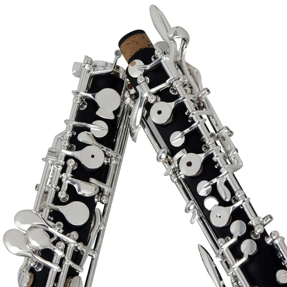 Full or semi automatic Oboe C Key Ebony Wood Top Grade Wooden Silier Keys Good Sound For Professional Player