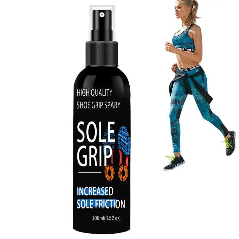 Basketball Shoe Grip Spray 100ml Sports Shoe Sole Bottom Grip Spray Sports Enhancement Traction Enhancer basketball grip spray