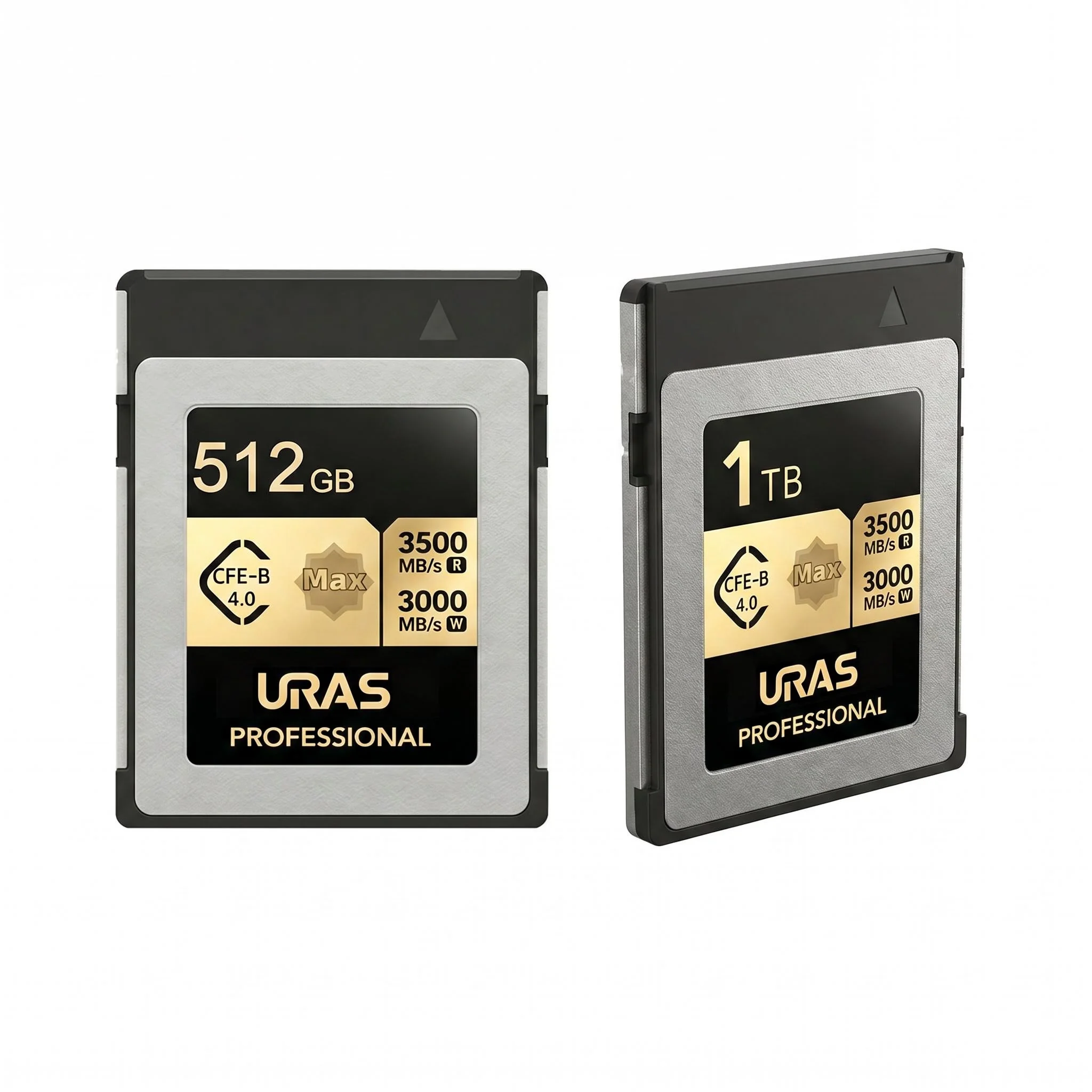 URAS CFexpress 4.0 타입 B 메모리 카드 512GB 1TB 3500MB/s 읽기 속도 3000MB/s 쓰기 속도 8k RAW 비디오 녹화 사진