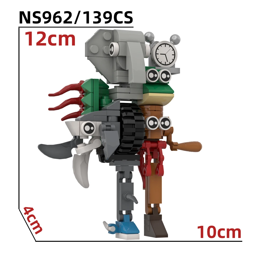 New Italian Brainrot Animal Tung Sahur Bricks Toy Tralalero