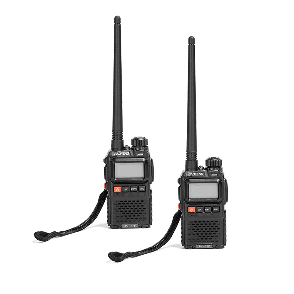 

2PCS Baofeng BF-3R+ Walkie Talkie VHF UHF Mini Walkie Talkie VOX FM Portable Handheld Two Way Radio Small Interphone