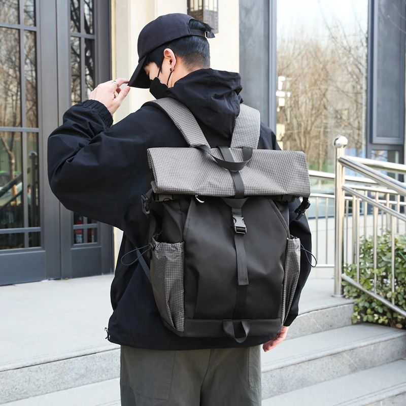 Men's Casual Backpack For Work & School - Water Resistant 15.6 Inch Laptop Bag