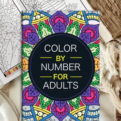 Serene Color by Number: Stress - Relieving Art - Number coloring