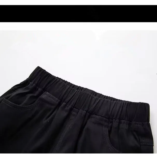 1 to 8 Years Summer Cotton Clothes Boy & Girls Shorts Solid Color Elastic Waist Children Short Casual Pants Youth Student School