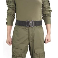 2-дюймовый тактический ремень с быстросъемной металлической пряжкой MOLLE, мужские ремни для страйкбола, молевый ремень, военный тактический ремень — изображение 3