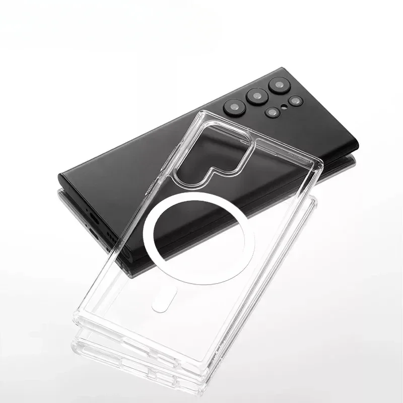 Magsafe Shockproof Luxury Magnetic Clear Phone Case Back Cover Accessories