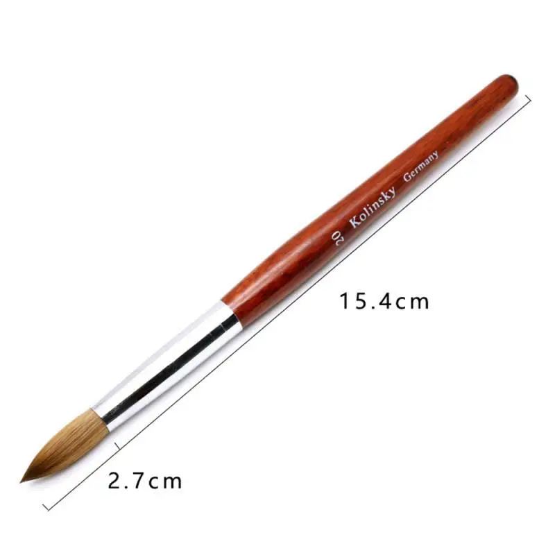 Soft Smooth And Delicate Kolinsky Nail Brush Manicure Mink Brush Light Therapy Painted Pull-line Pen Nail Drawing
