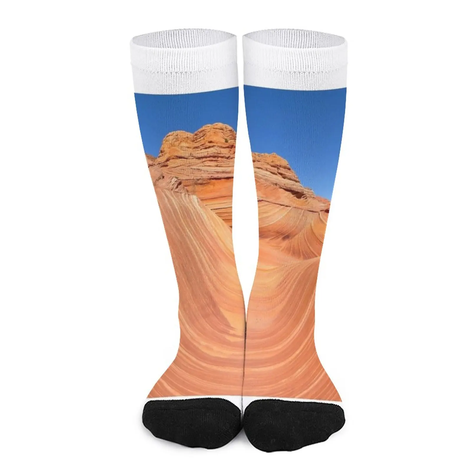 The Wave at North Coyote Buttes in Arizona , USA Socks Antiskid soccer socks compression socks the bluecoats north