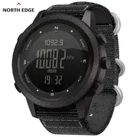 Km TH EDGE-Montre Numérique de dehors de Plein Air pour Homme, Altimètre, Baromètre, Boussole, Course à Pied, Natation, AP156 E-46, WR50M 1