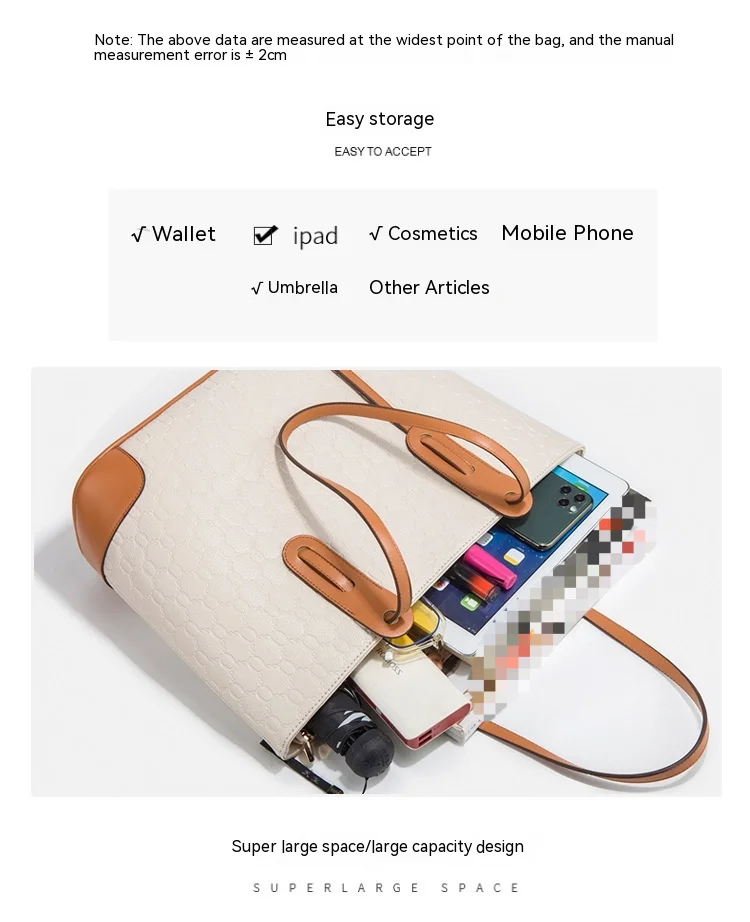 2024 Neue Handtasche, modisch, vielseitig, große Tragetasche, trendige One-Shoulder-Diagonal-Straddle-Tasche, großes Fassungsvermögen, vierteiliges Set, Muttertasche_voghion.com