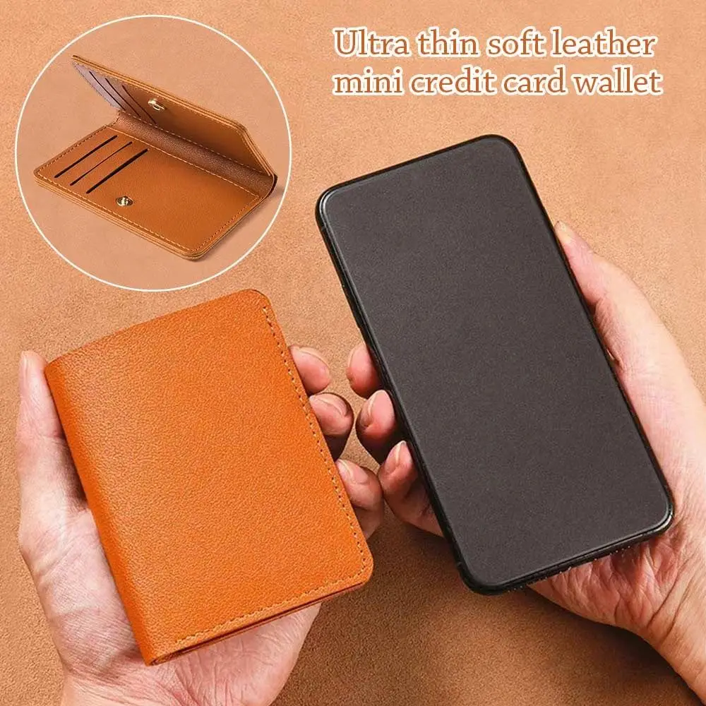 Wallet Synthetic Leather Wallet Credit Card Holder Leather Coin Purse Mini Credit Card Wallet Purse Card Holders Men