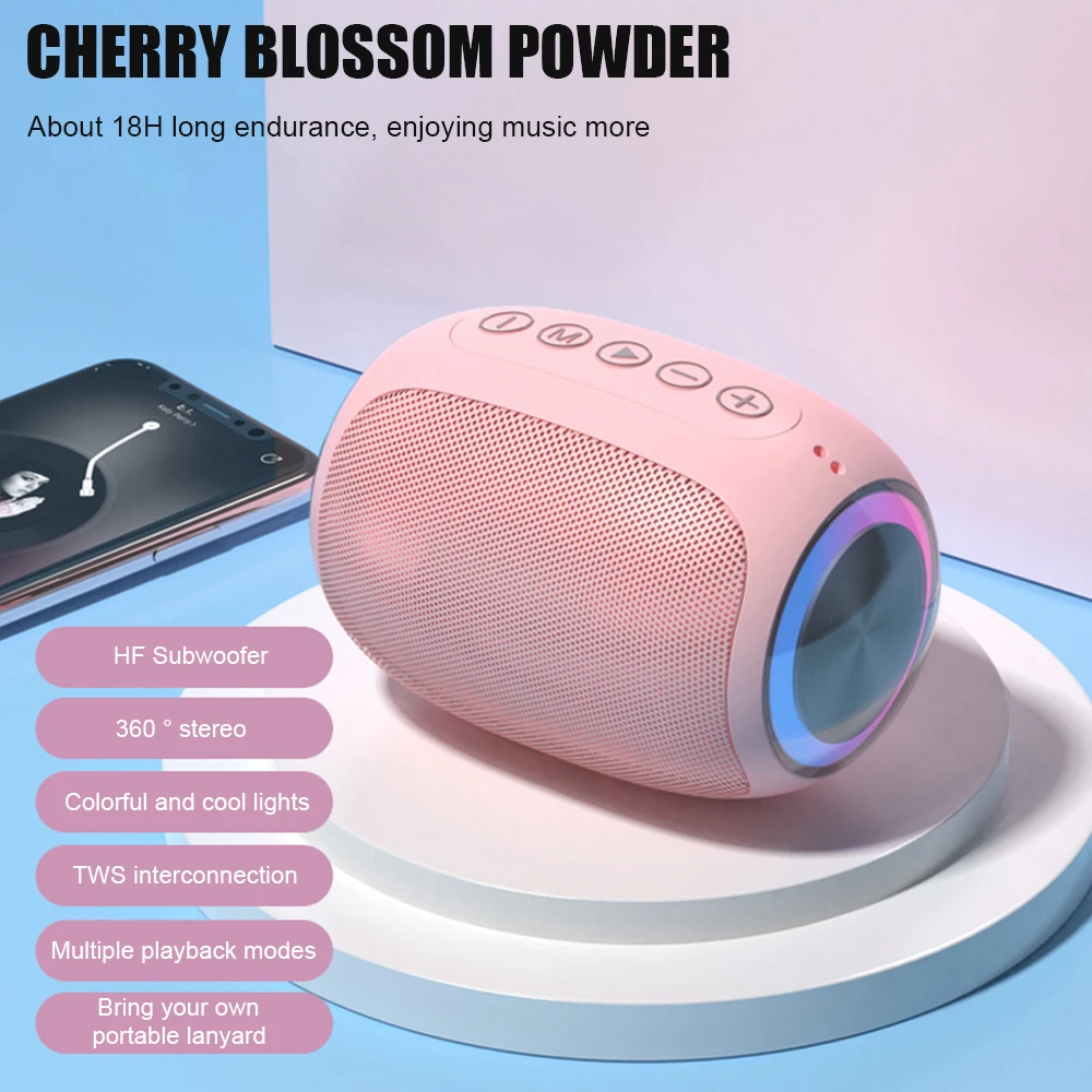 Bluetooth Speaker Portable Wireless Subwoofer Outdoor Support FM Radio TF