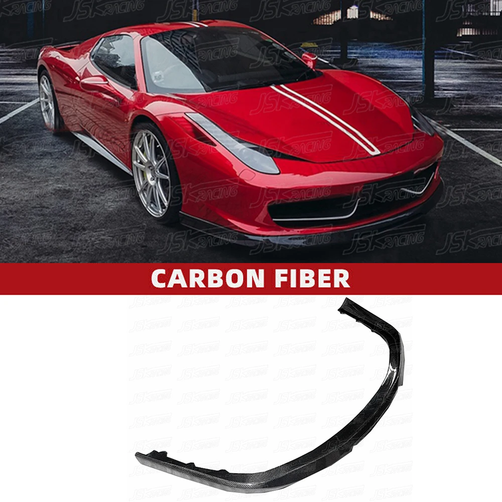 

V Style Carbon Fiber Front Lip For Ferrari F458 Italia And Spider 2011-2013（JSKFR5811150）