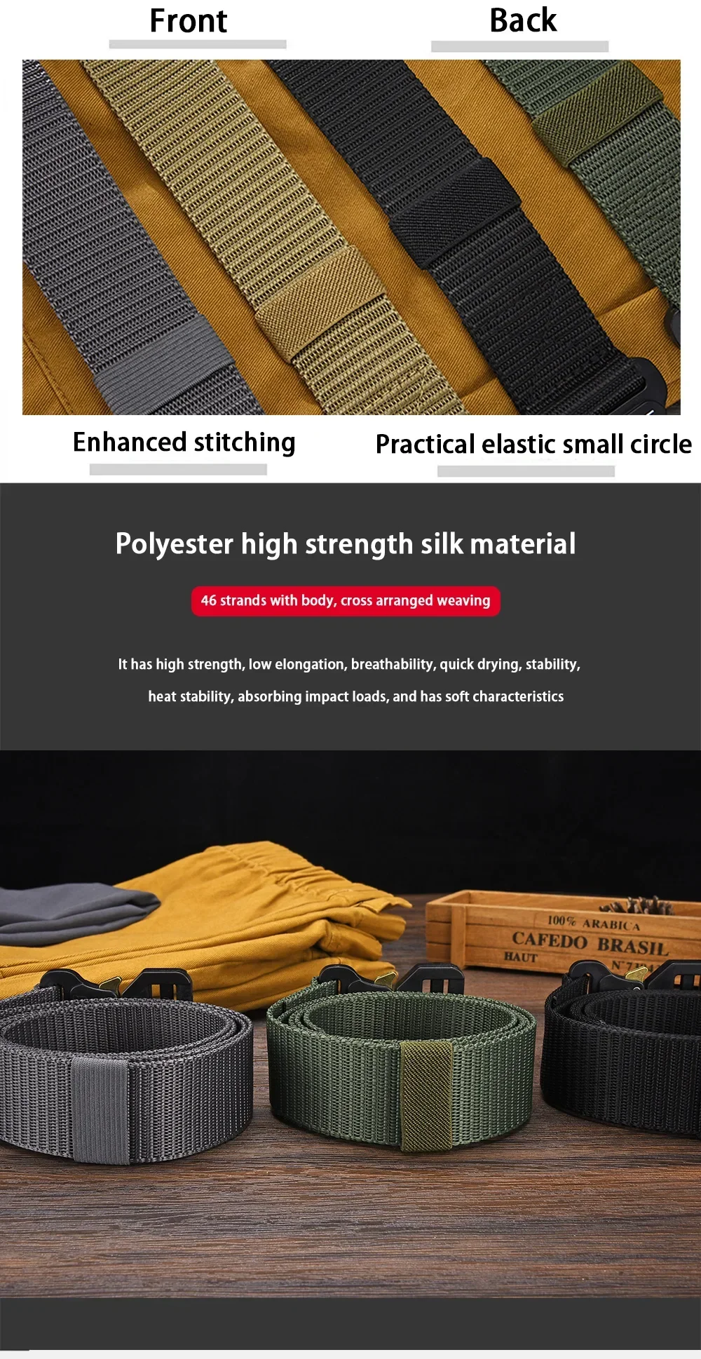 Männer Gürtel Outdoor Taktische Multifunktions Schnalle Nylon Legierung Schnalle Gürtel Sport Leinwand Gürtel Plus Große LANGE Größe 125 150 170 cm – Detail 4