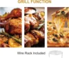 MWG1191SB Countertop Microwave Oven with 1100W Grill Function, Sleek Mirrored Finish 10 Power Levels, 6 Auto Menus, Glass Turnta 5