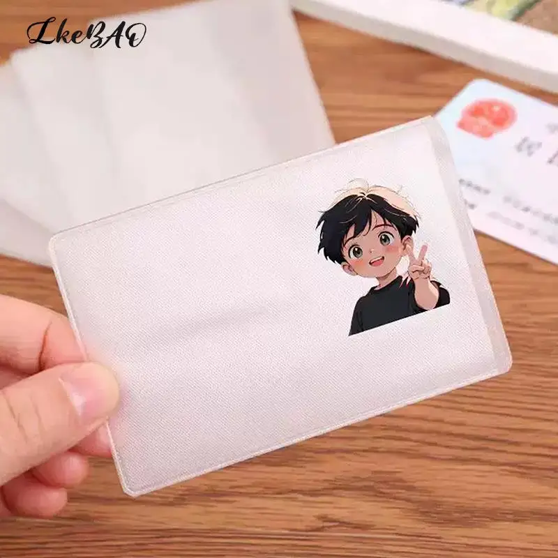 

Bank Credit ID Card Holder Cover Identification Card Container Holder Spoof Transparent Card Holder Bus Business Card Case