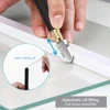 Diamond Tile Glass Cutter Set with 3 Replacement Cutting Heads, Porcelain Scribing Knife, Professional Glass Cutter 2