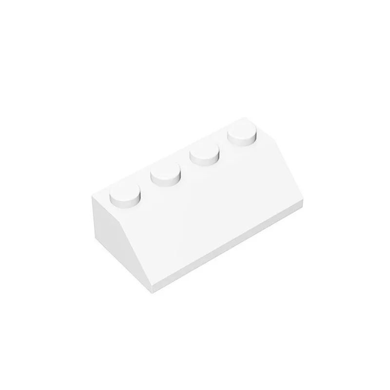 50g/25Pcs 3037 2x4 경사 빌딩 블록 Moc 지붕 액세서리 벽돌 창의력 어린이 장난감 조립과 호환 가능