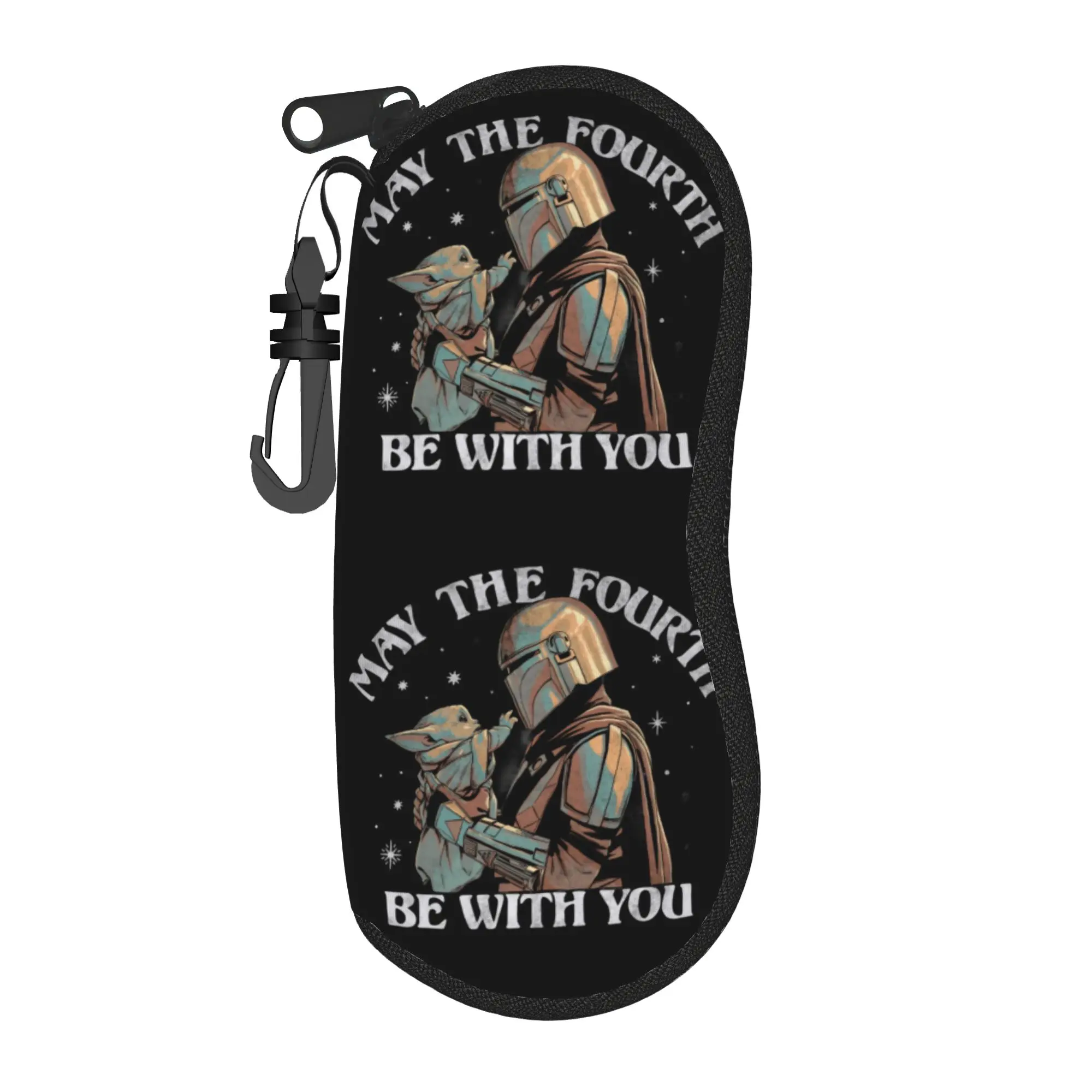 S-Stars Unisex Anti-Fall Glasses Case – Yodas Mandalorian Design Eyewear Gift Box