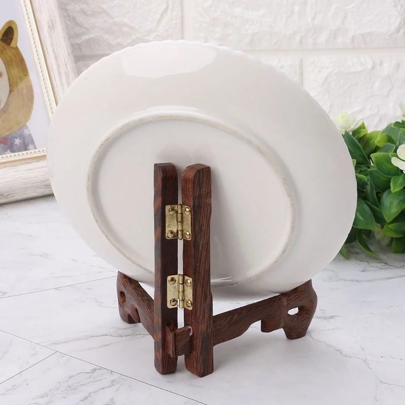 Wooden Display Stand Holder Easels For Plates Photos Tea Tray A 