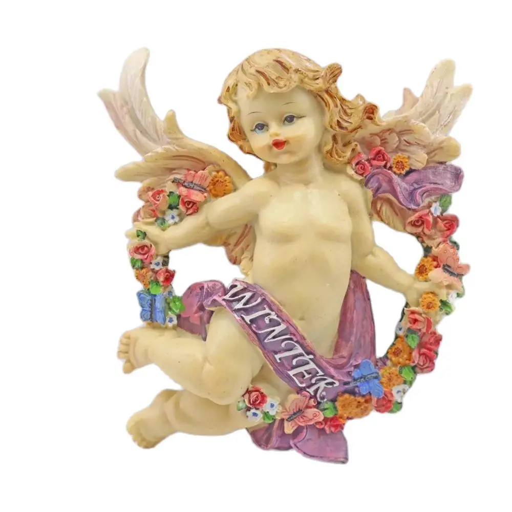 

ANGEL ORNAMENT SILICONE MOLD FOOD USE POLYMER CLAY RESIN MOULD Winter Angel Wreath Silicone Mold