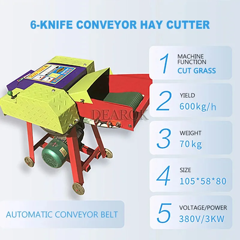 Grass shredder Corn straw crusher For agriculture Grass Cutter Grinder Rubbing Machine Dedicated for Breeding