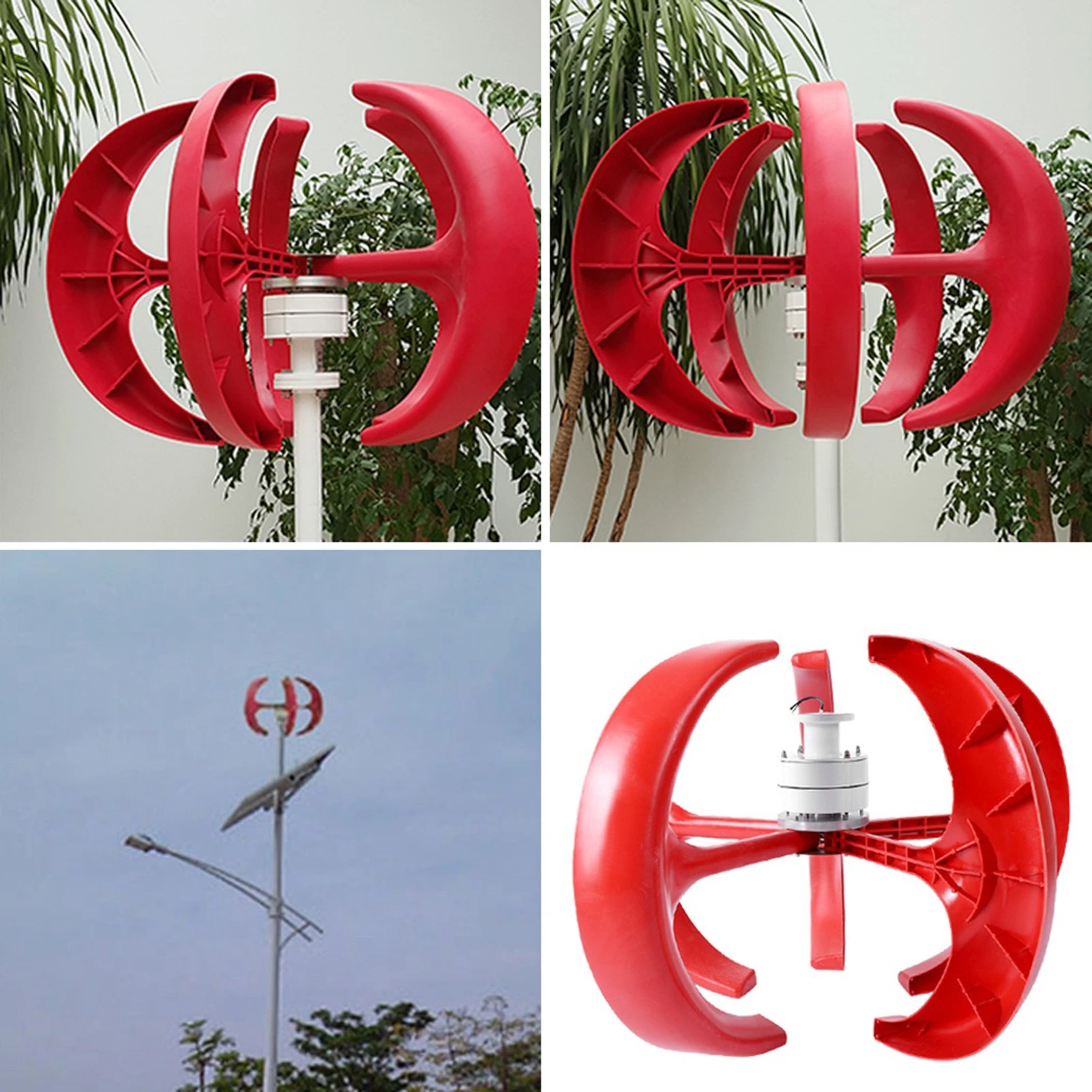 600W DC12V Wind Turbine Vertical Wind Generator Kit Electricity Producer Equipment