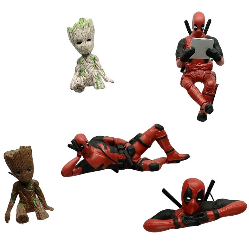 

Магнитная наклейка на холодильник с героями мультфильмов Marvel Грут тремен Дэдпул Креативные украшения для ручного офиса Абердин