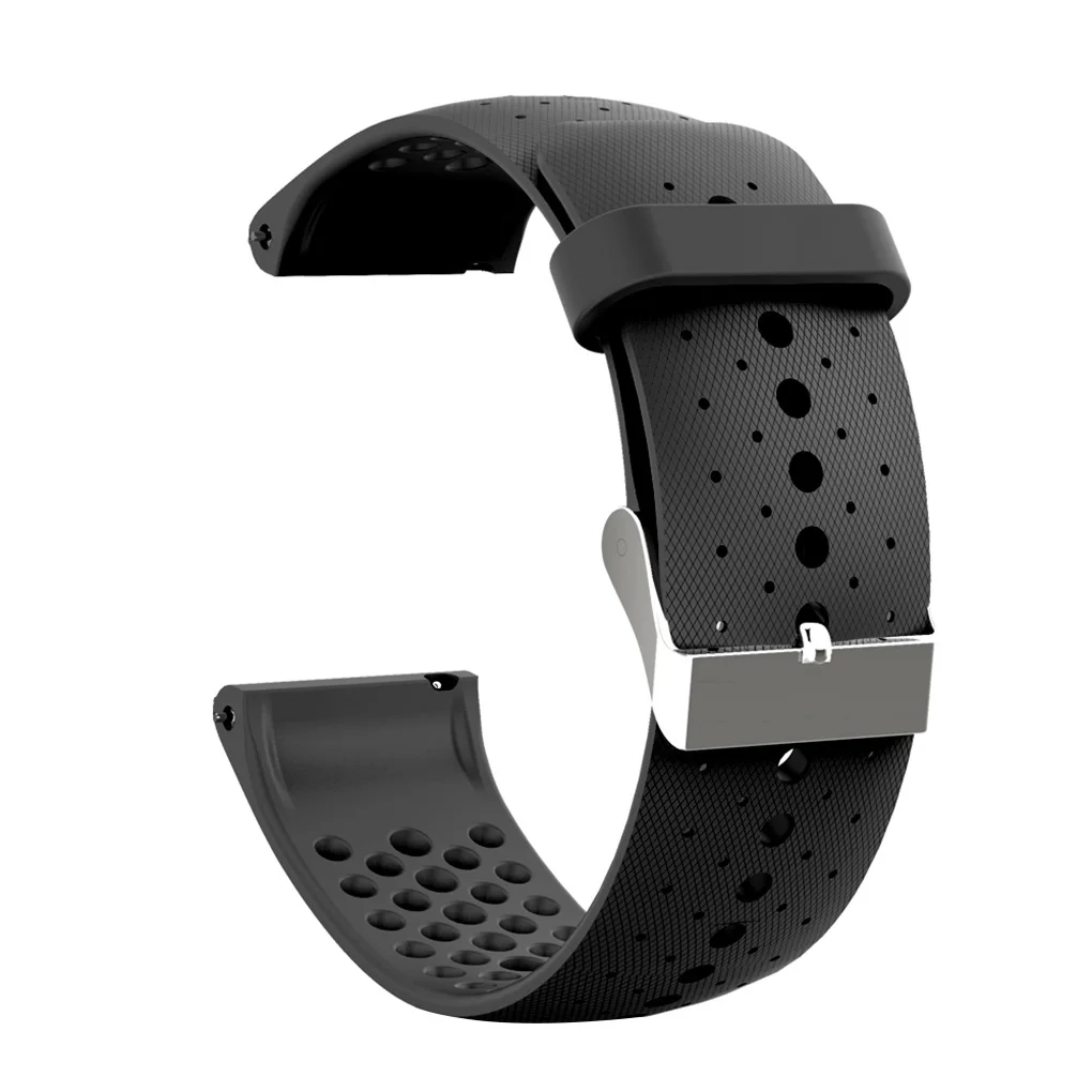 

Sports Watch Spare Band Adjustable Silicone Strap Watchband Replacement for Polar Vantage M