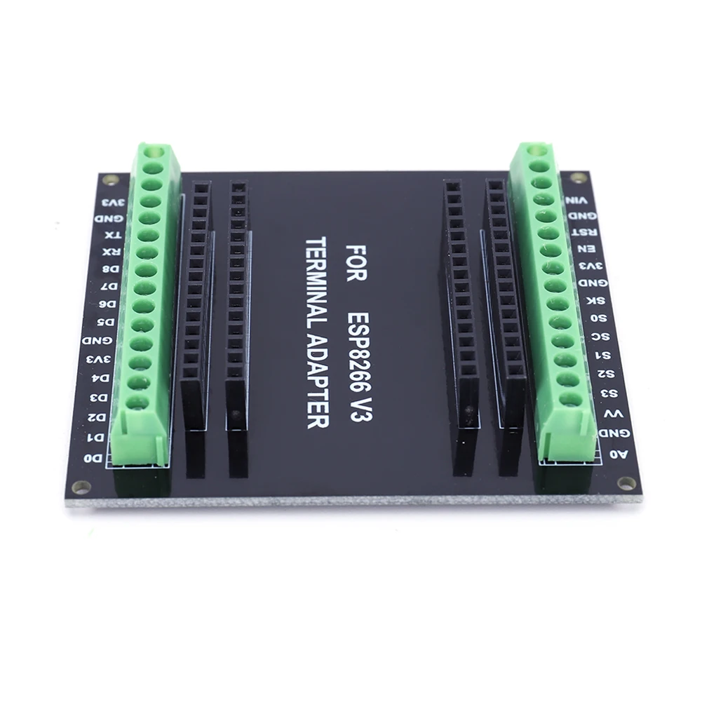 확장 보드 NodeMcu Lua WIFI V3 CH340 GPIO 1 Into 2 ESP8266 개발 보드 이중 레이어 ESP-12E 개발 보드