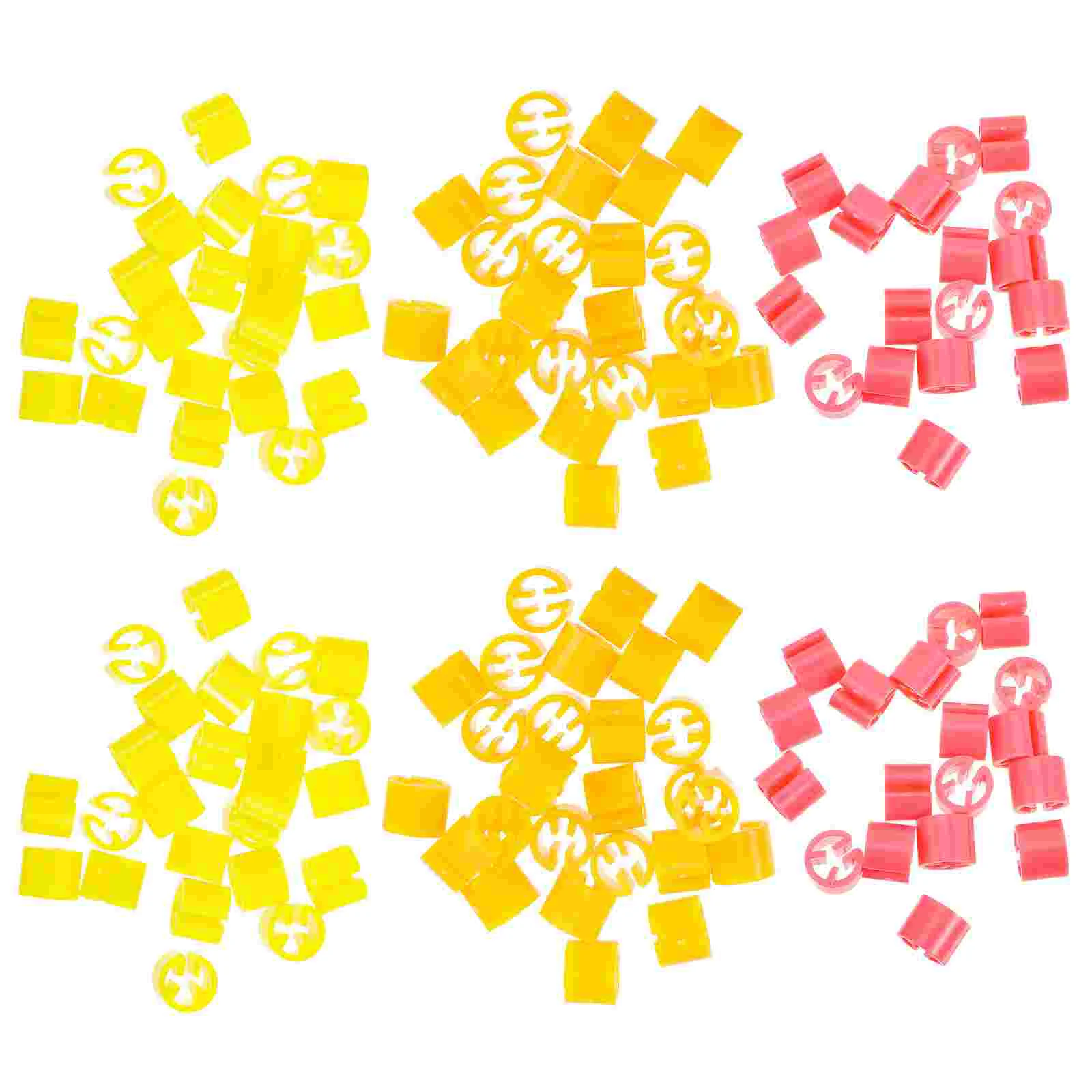 

300 Pcs Clothing Tag Buckle Clothes Hanger Size Labels Round Household Classification Marker Plastic Markers