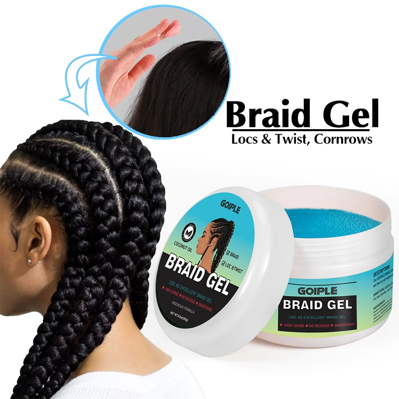 GOIPLE16ozBraidStylingGelControlFrizzandEdgesGelSmoothHold