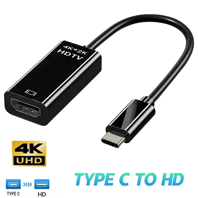 4K USB Type C to HDMI Adapter Cable