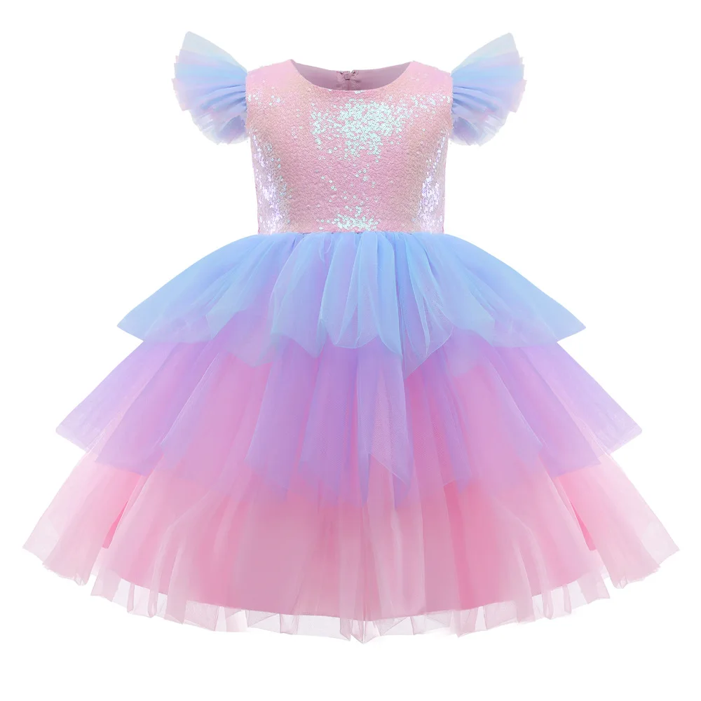 Unicorn Rainbow Birthday Dress 3