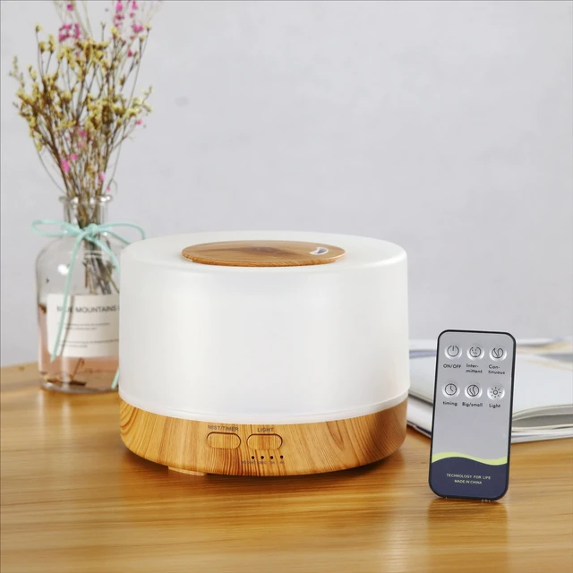 New Air Humidifier Essential Oil Diffuser  500ML 700ML With Lights Remote Control Ultrasound Electric Aromatherapy Diffuser 2