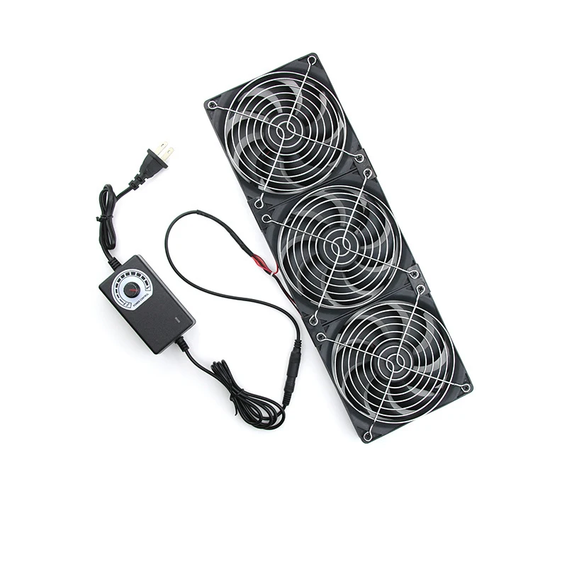 12CMlargeairflowpetkennelcoolingfanfarmspeedcontrolexhaust