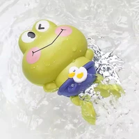 Wind-Up Swimming Frog Bath Toys for Toddlers, No Battery Mold-Free ABS Montessori Water Toy for Kids 6