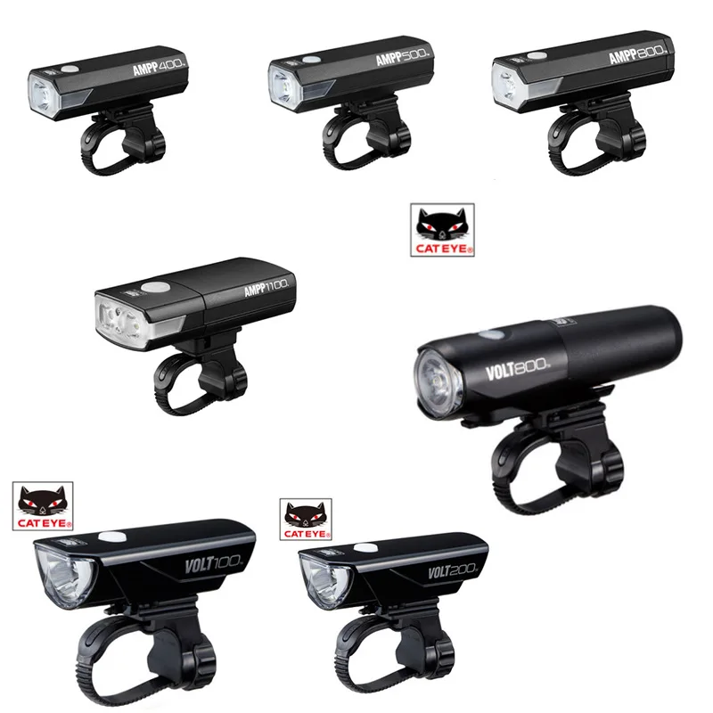 Cateye 1000 Lumens AMPP/VOLT Series Cycling Headlights Super Bright
