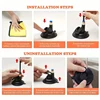 Cat Toys Cat Teaser Stick With Bell Extended Rod Suction Cup Self High And Durable Bite Teaser Tool Replaceable Feather Head 5