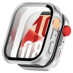 Matte Tempered Glass Shockproof Anti - Scratch Protective Watch Case for huawei fit 5 pro (01 Silver)