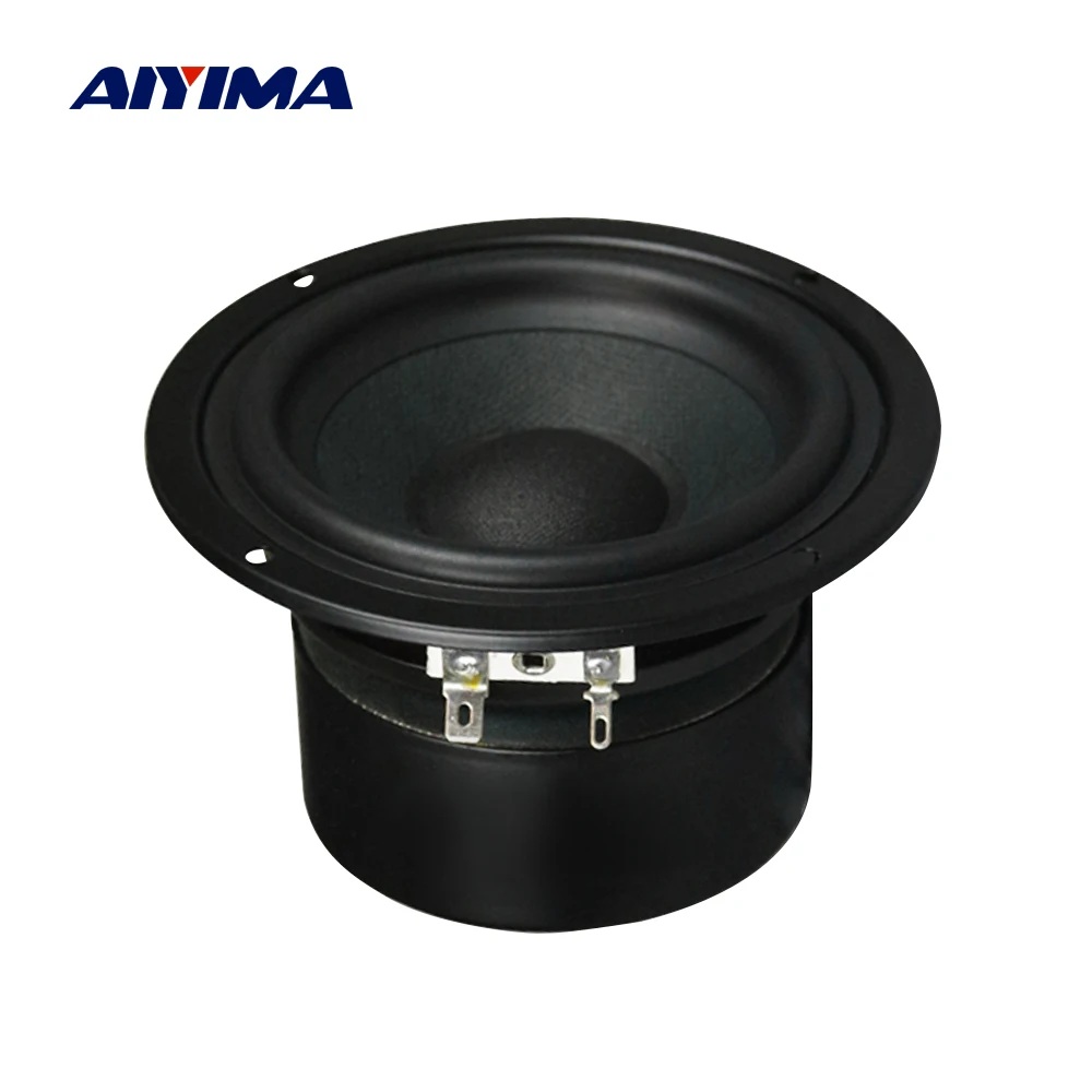 Aiyima 1 Pz 4 Pollici Midrange Bass Speaker 4 8 Ohm 30W Audio Sound Speaker Woofer Home Amplifier Bookshelf Altoparlante Fai Da Te